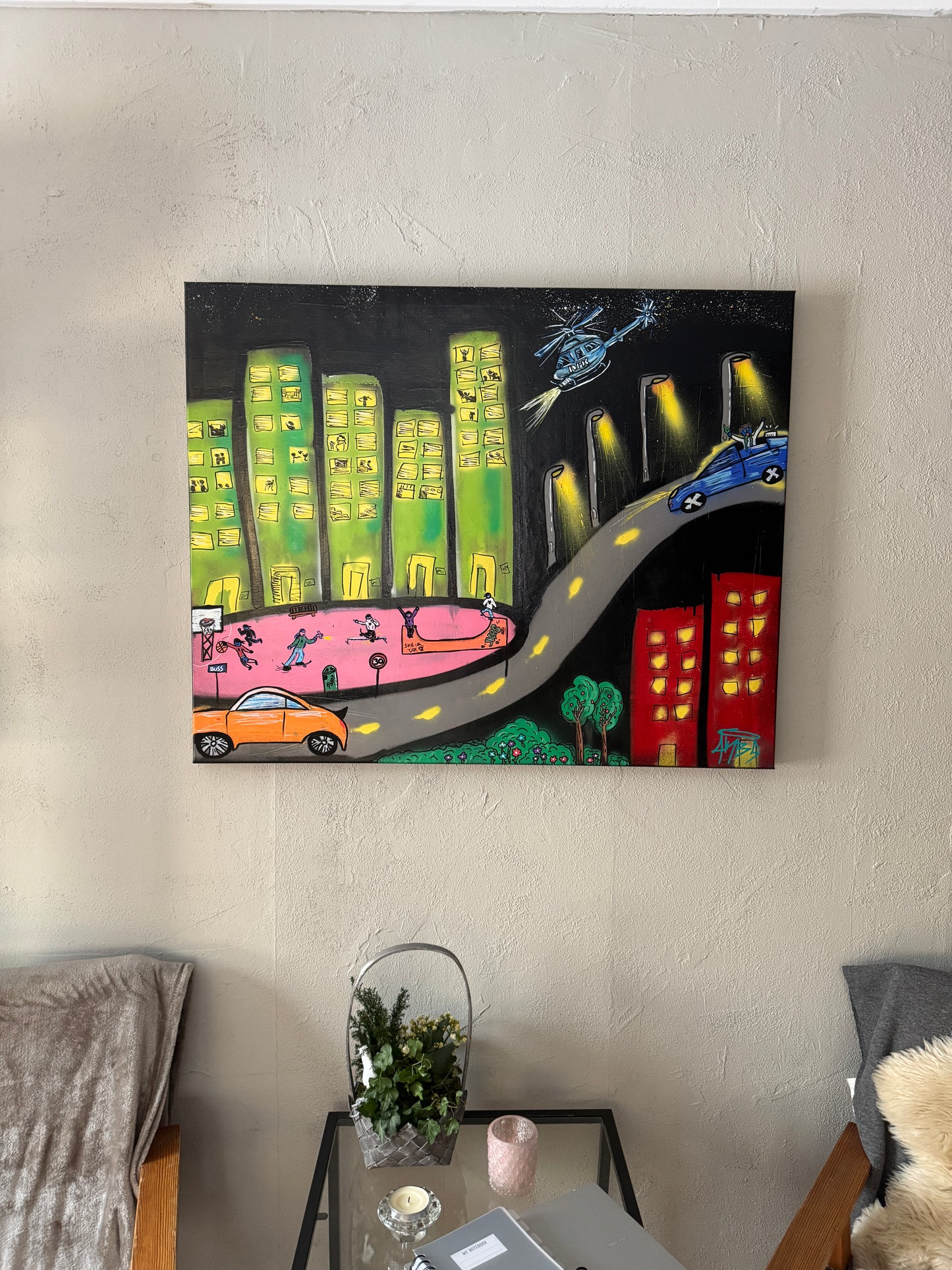 «Nightlife» 80x100cm