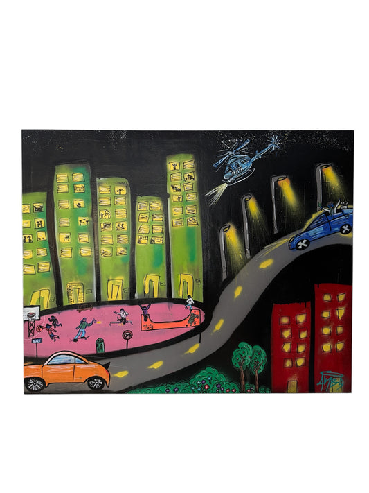 «Nightlife» 80x100cm